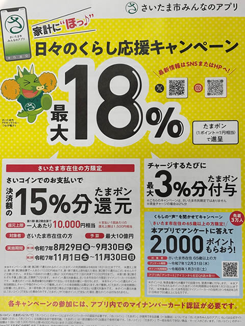さいコイン還元キャンペーン